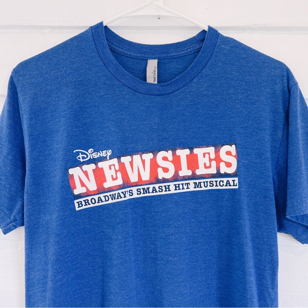Blue Disney’s Newsies Broadway Musical Shirt 🎶🗞️💙